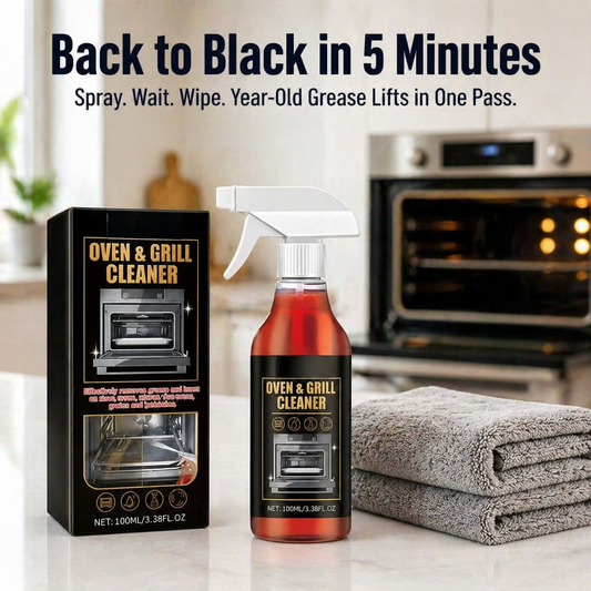 FlareClean™ — Melt Away Year-Old Oven Grime in Just 5 Minutes