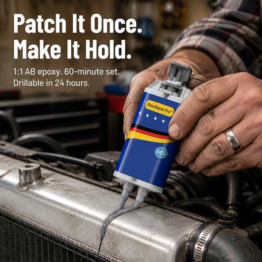 SteelBond Pro™ — Repair Cracked Metal in 60 Minutes Without Welding Equipment