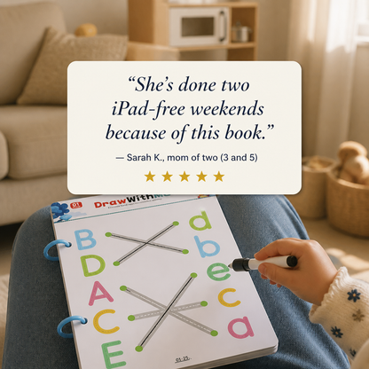 ScribbleRise™ — Swap Tablet Hours for Tracing Time Your Child Wants to Replay