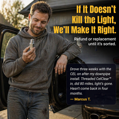 CelClear™ O2 Sensor Spacer — Stop the Check Engine Light Without Removing the Cat