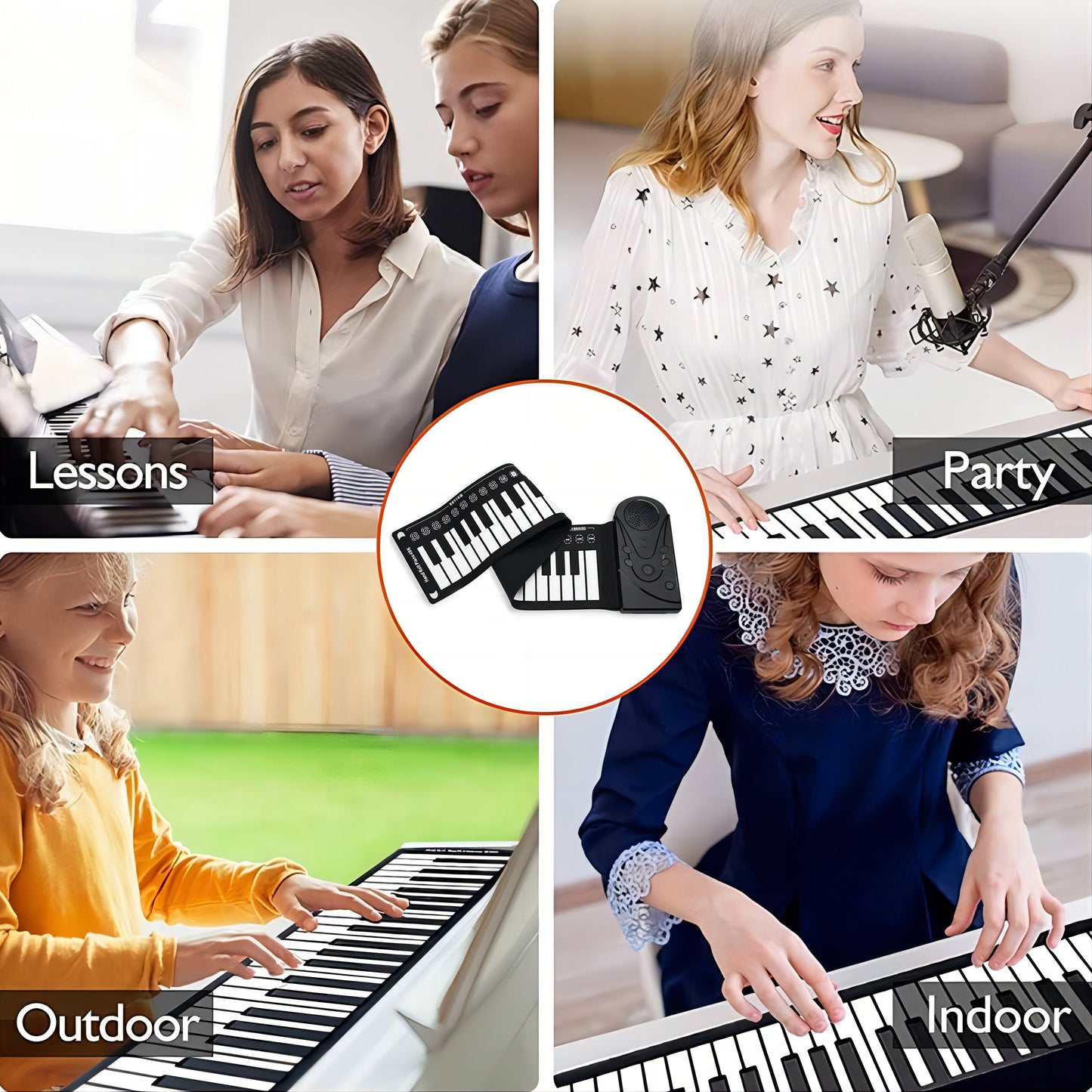 PulsePlay™ Hand Roll Piano — Unleash Your Music Anywhere with True Freedom and Soulful Touch