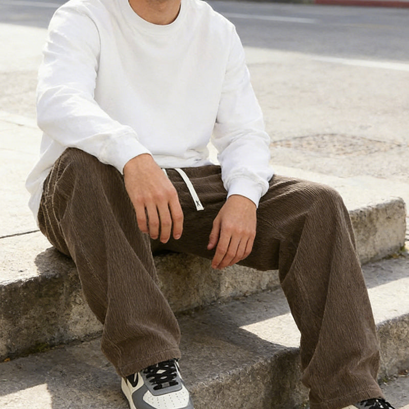 StrideEase™ Loose Fit Drawstring Pants — Unlock All-Day Comfort and Effortless Style That Moves With You