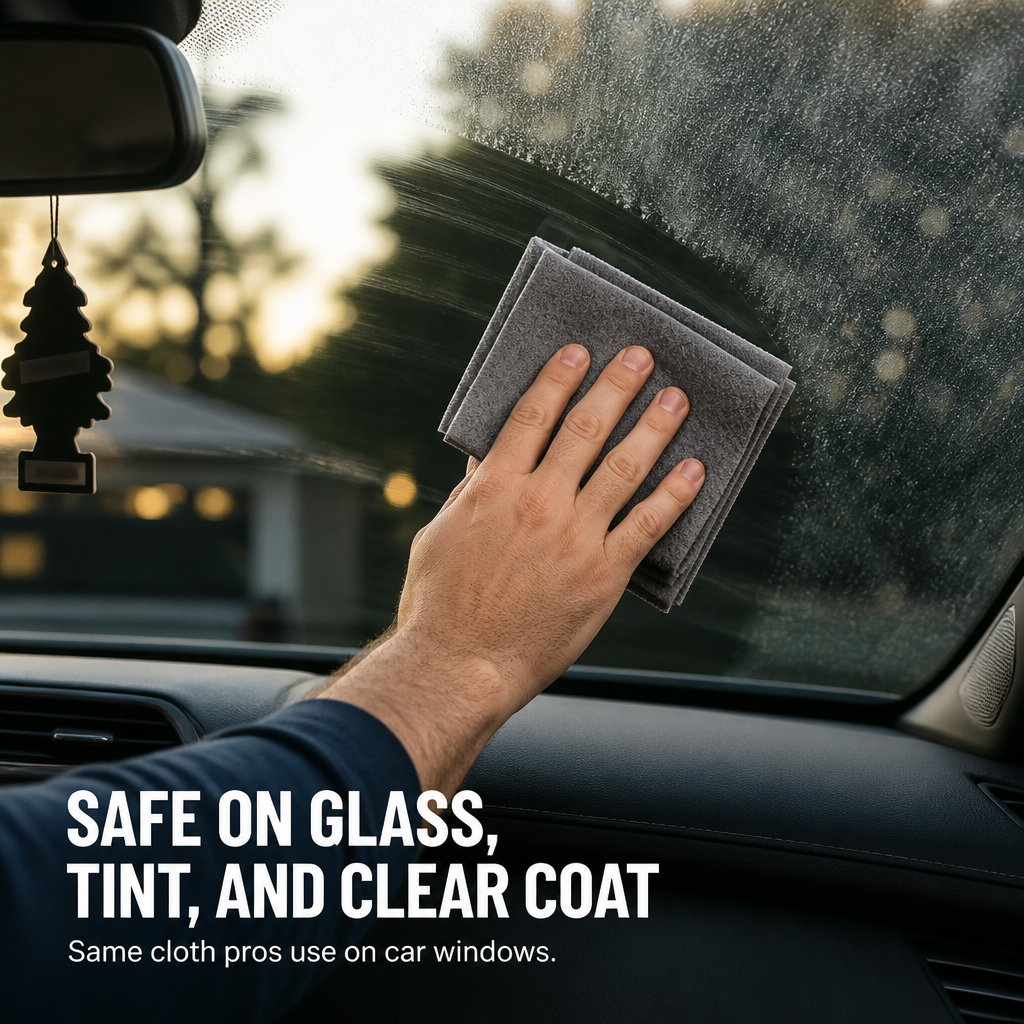 LumaClean™ — Clean Glass, Mirrors & Car Windows Streak-Free with Only Water