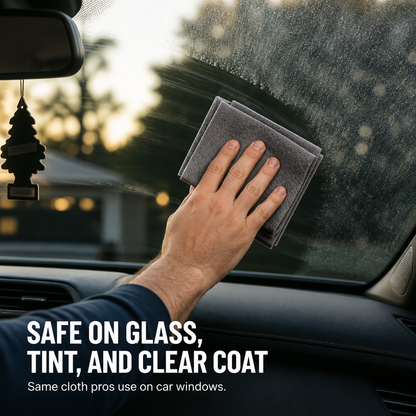 LumaClean™ — Clean Glass, Mirrors & Car Windows Streak-Free with Only Water