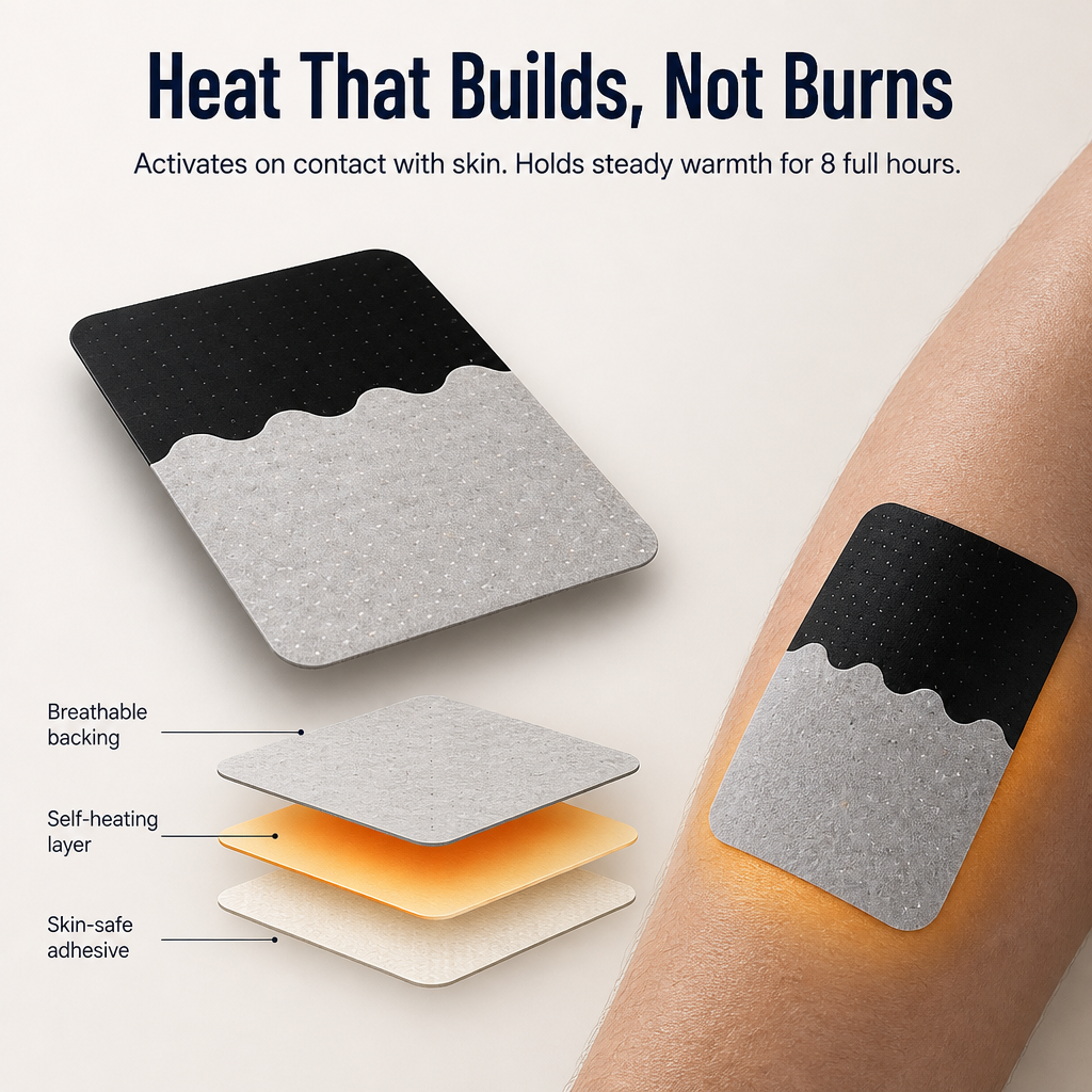 AkoraSoothe™ — Dissolve Tough Knots Fast with Self-Warming Patches