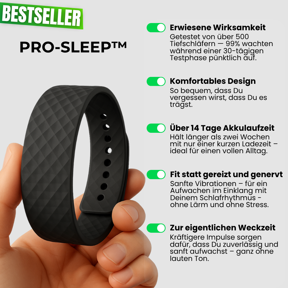 PRO-SLEEP™ Vibrating Alarm Clock