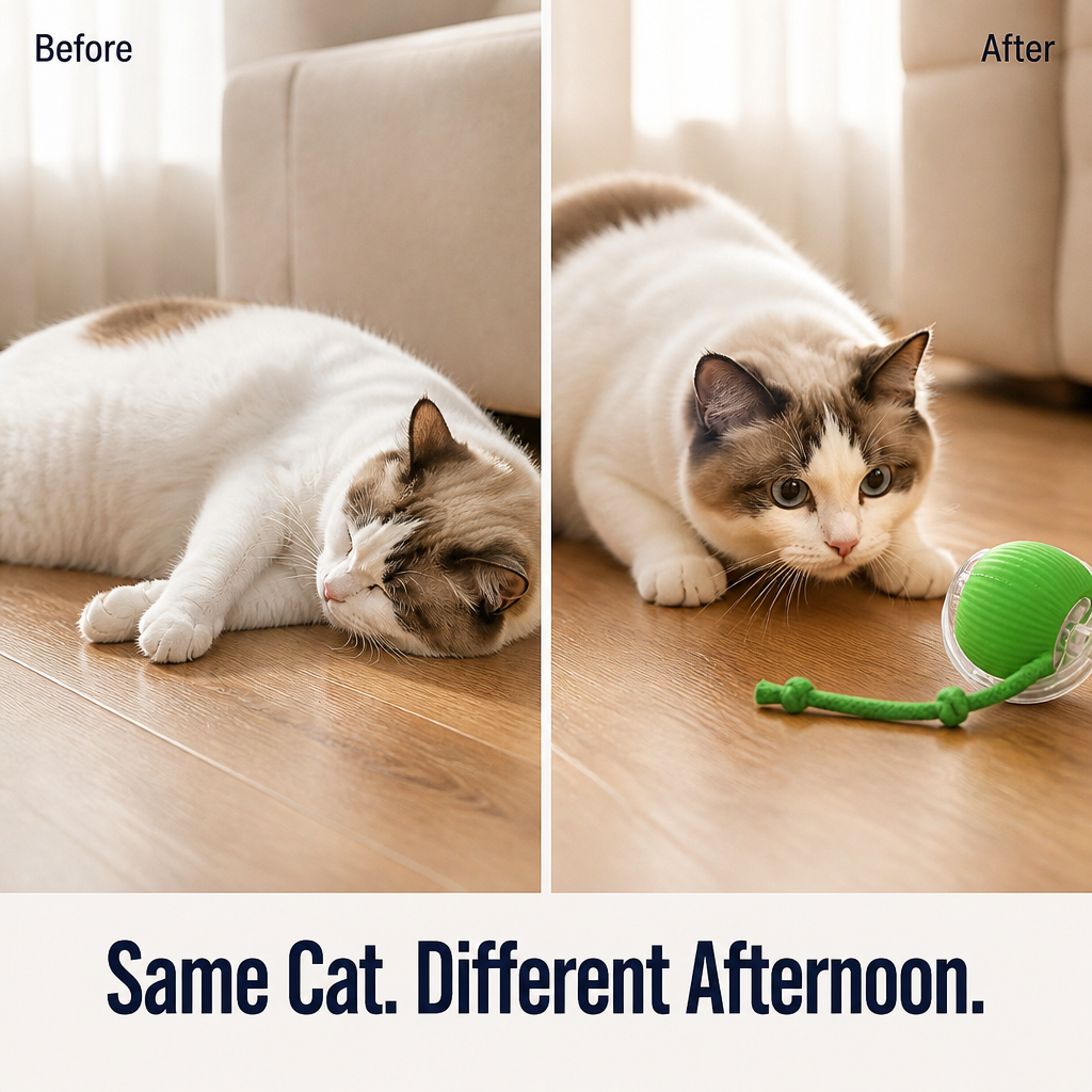 WildTail™ — Make Your Bored Indoor Cat Hunt & Leap Again