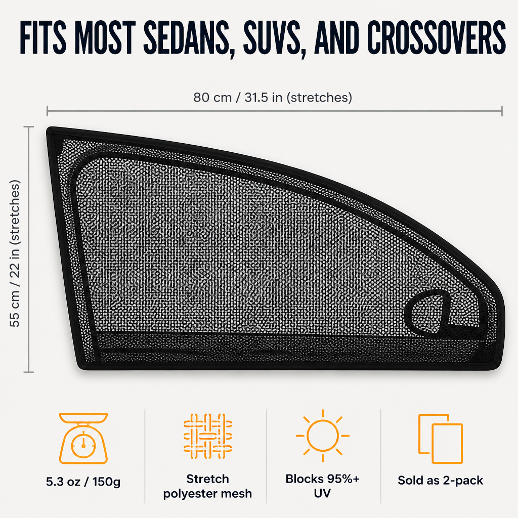 VentiShade™ — Slip On the Door, Block Out the Sun, Catch the Breeze
