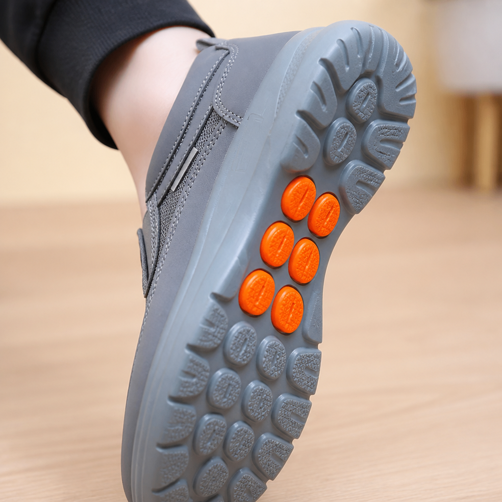 StrideEase™ – Padded Slip-On Walkers with Airy Mesh Upper