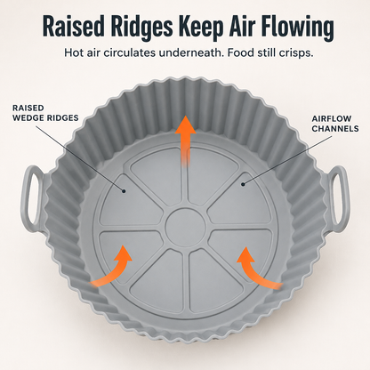 CrispaMat™ — Trap the Grease and Forget Air Fryer Scrubbing Forever
