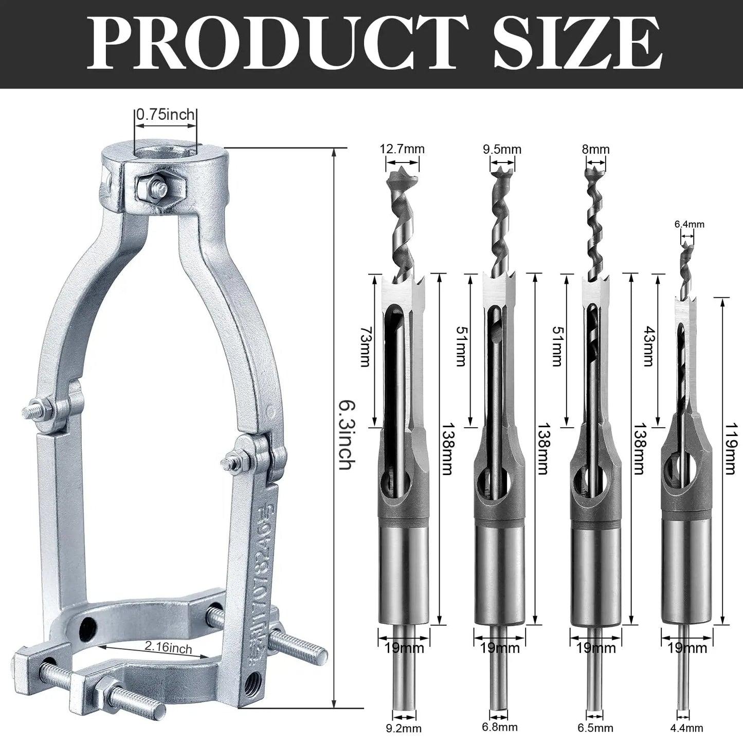 PRECIZO™ Chisel and Adapter Set