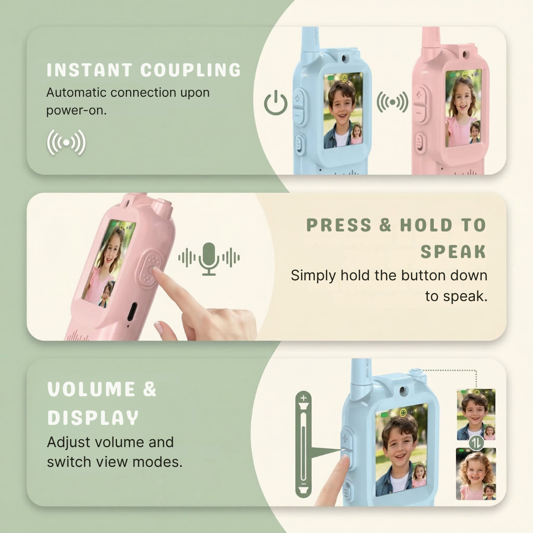 QuestLink™ Walkie-Talkies — Ignite Your Child’s Boldest Adventures with Crystal-Clear Connection and Endless Imagination