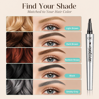 BrowLuxe™ — Create Hair-Like Brows in 60 Seconds Using 4-Prong Microblade Tip
