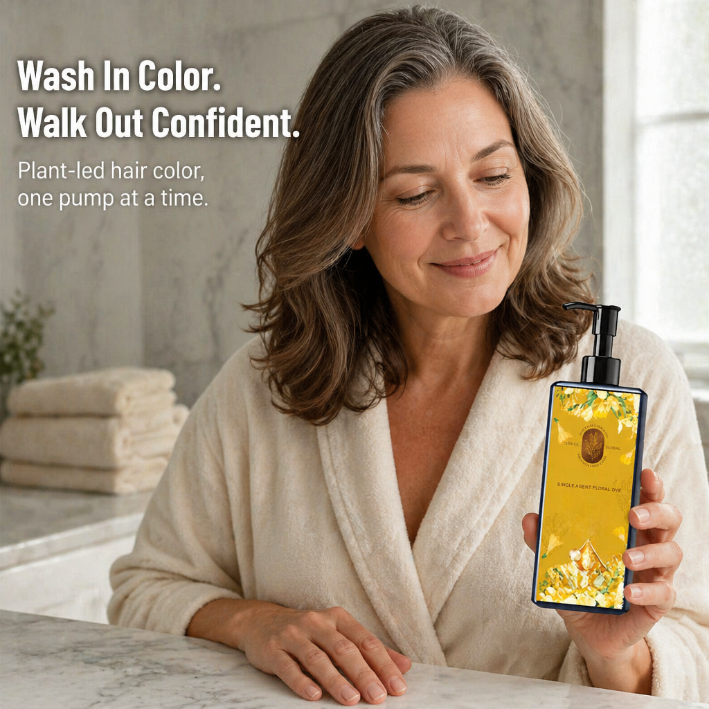RadianceBoost™ — Infuse Deep Color That Masks Greys & Reinforces Strands