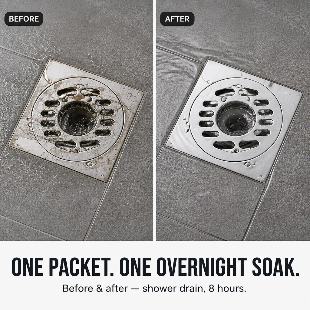 RapidFlowX™ — Break Down Hair, Grease & Sludge Fast Without Damaging Your Pipes