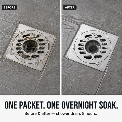 RapidFlowX™ — Break Down Hair, Grease & Sludge Fast Without Damaging Your Pipes