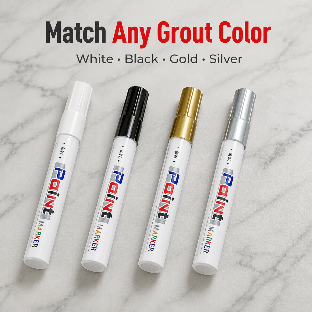 EverCraft™ — Hide Stained Grout Instantly and Maintain Waterproofing