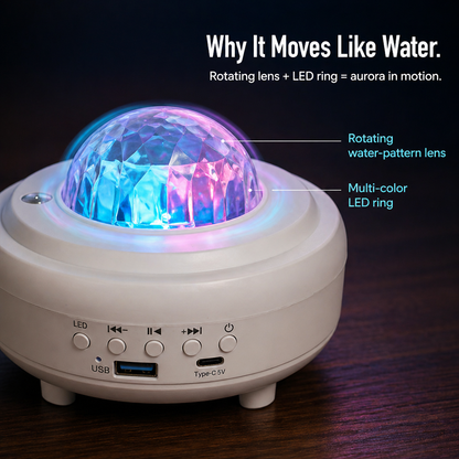 CelestiBeam™ — Slip Into Sleep Beneath Aurora Waves Without Leaving Your Bed