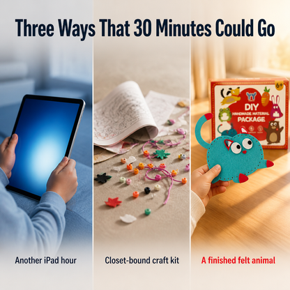 WhizKidz StitchCraft™ — Swap Screen Fights for Calm, Engaged Crafting That Endures