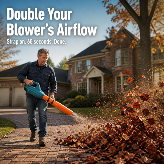 TurboBreeze™ — Boost Your Blower's Airflow Twofold and Clear Leaves in Half the Time