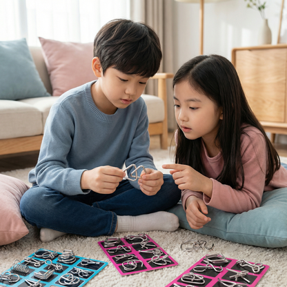 NeuroTwist™ Metal Ring Puzzle Set — Ignite Laser Focus and Unlock Your Brain’s True Power