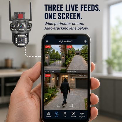 Vigilant360™ — Secure Every Corner With Multi-Lens HD Coverage