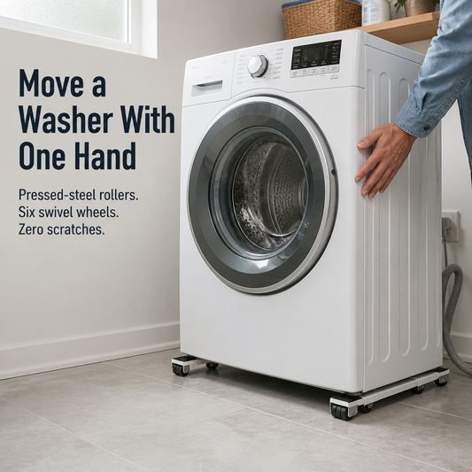 GlideForce™ — Effortlessly Move Heavy Appliances Alone Without Pain or Scratches