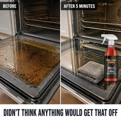 FlareClean™ — Melt Away Year-Old Oven Grime in Just 5 Minutes