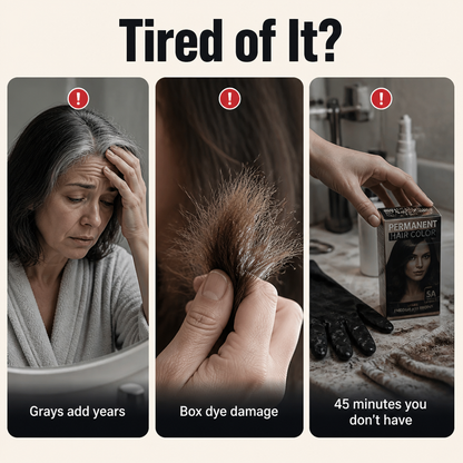 LuxeShade™ — Hide Stubborn Grays in 60 Seconds, No Salon Fuss