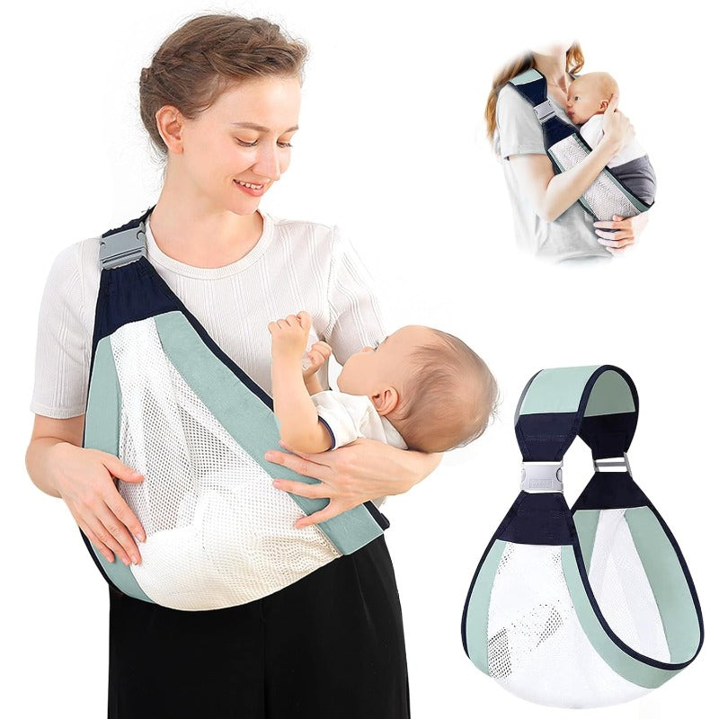 BreezlyNest™ — Effortless Comfort That Keeps You Cool and Your Baby Close All Day