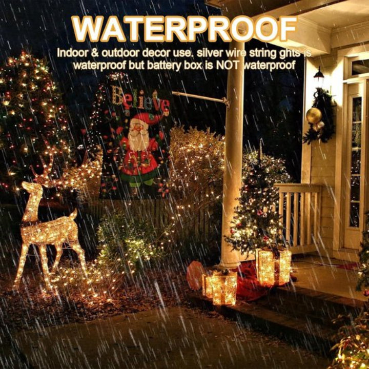 Copper LED Wire Ambient Lighting – Generate a Warm, Enchanting Atmosphere Indoors & Outdoors (9 m)