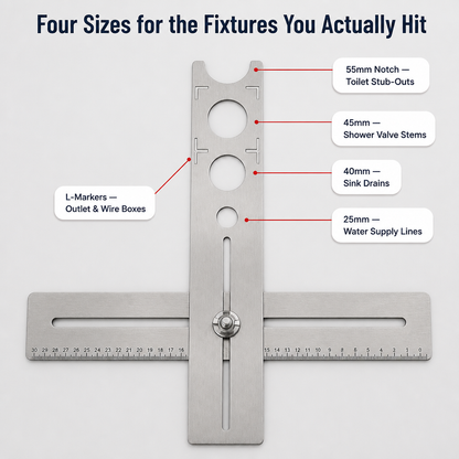 PipeMark™ — Stop Tile Breakage and Nail Perfect Pipe Cuts Every Time