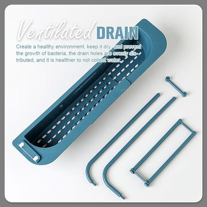 VersaDry™ Telescopic Sink Rack — Keep Your Kitchen Fresh, Dry, and Effortlessly Organized Every Day