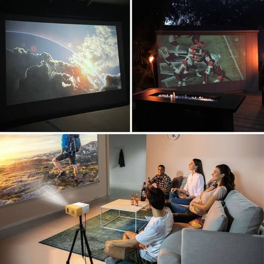 Movie2Go | Portable Mini Projector, Perfect for Both Indoor and Outdoor Use