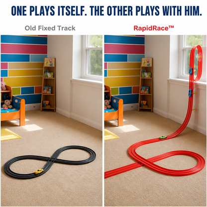 TurboTrail™ — Ignite His Racing Imagination with Endless, Gravity-Defying Tracks