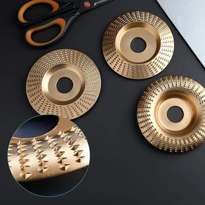 Professional 3-Piece Industrial-Grade Sanding Disc Set for Woodworking