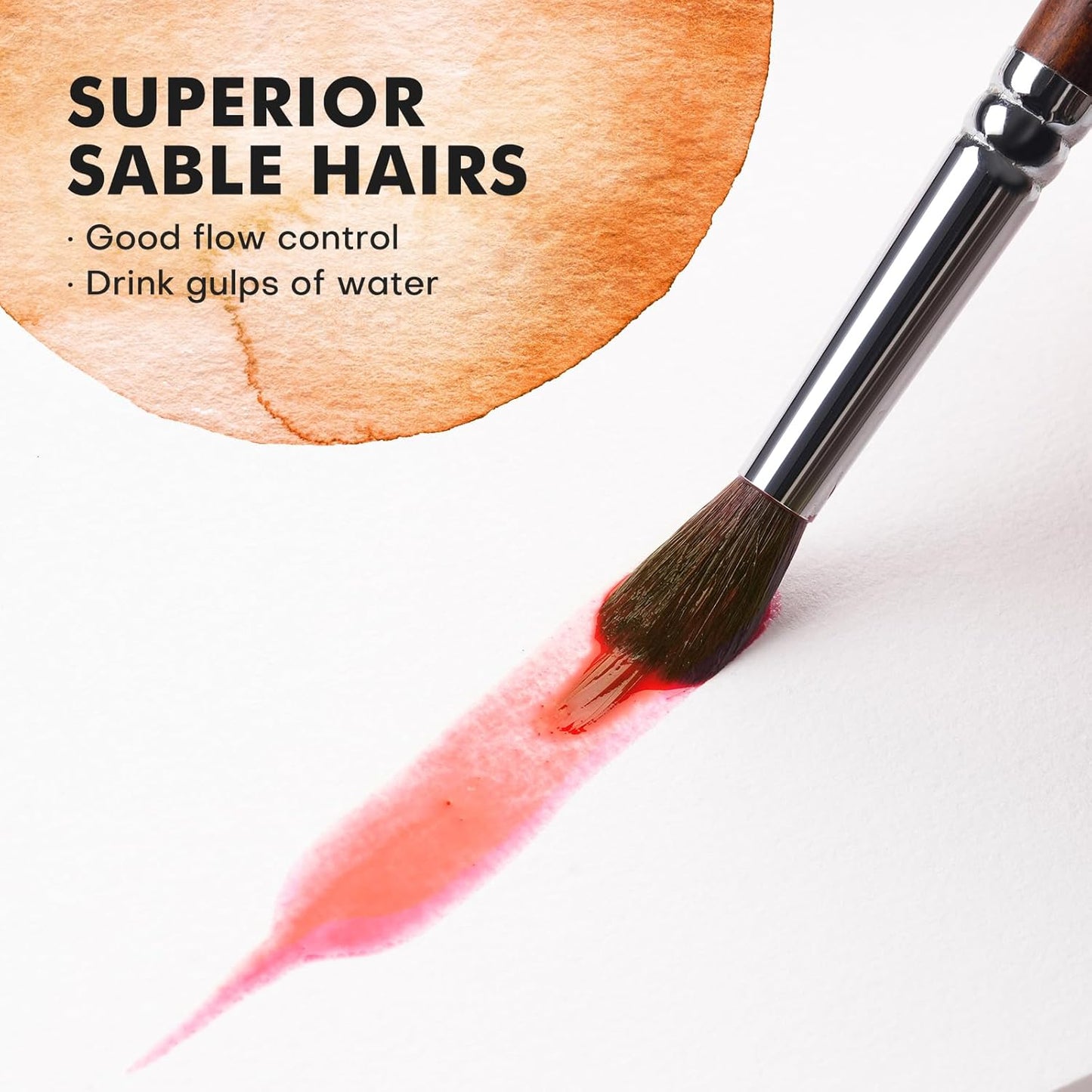 Kolinski™ Precision Brushes — Effortlessly Paint Every Detail with Superior Control and Grace