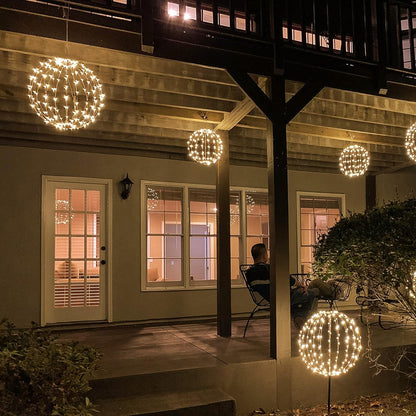 LumoGlow — Warm White LED Light Balls for Indoor & Outdoor Use