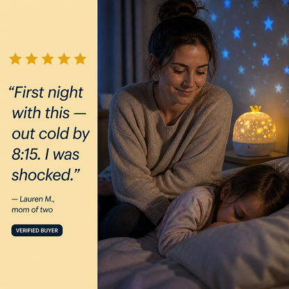 AquaDream™ — Swap Bedtime Struggles for a Starry Ceiling Show