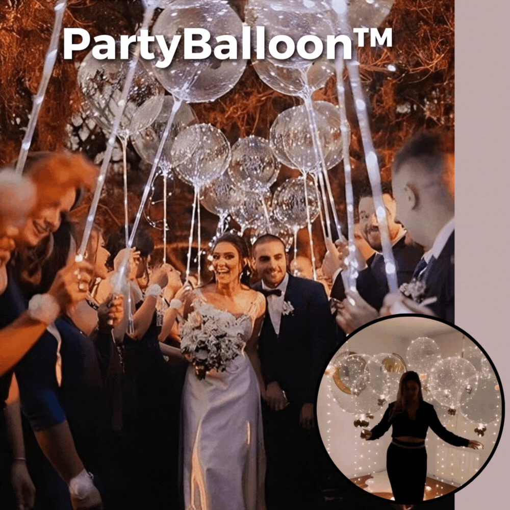 5+5 FREE | PartyBalloon™ - Reusable LED Balloons [Final Day Discount]