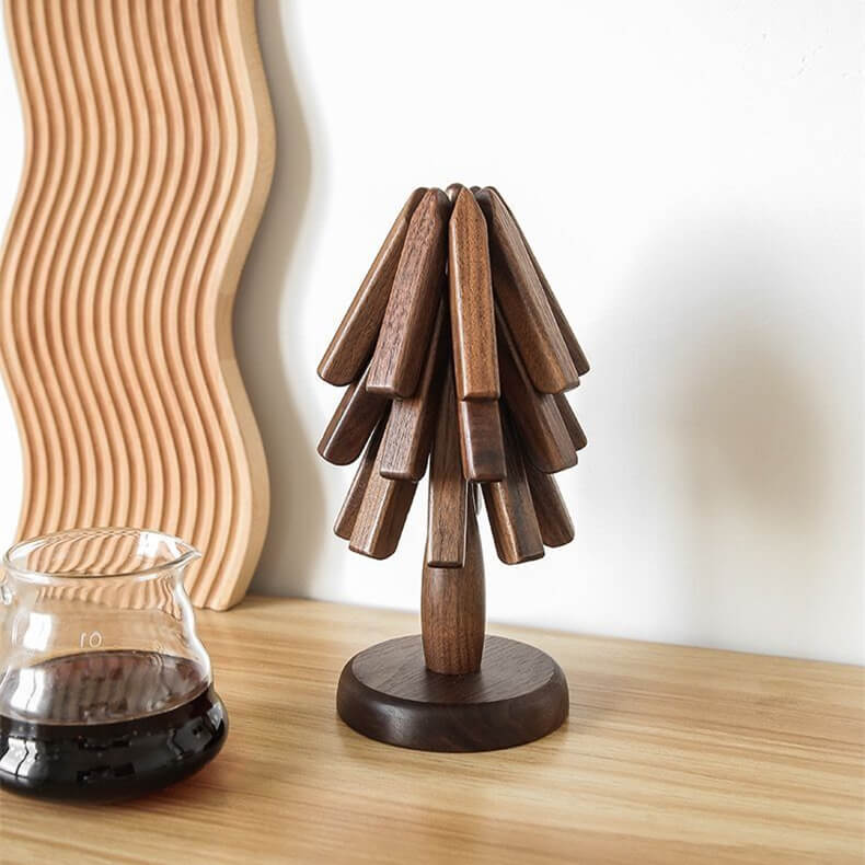 Premium Walnut Wood Mat
