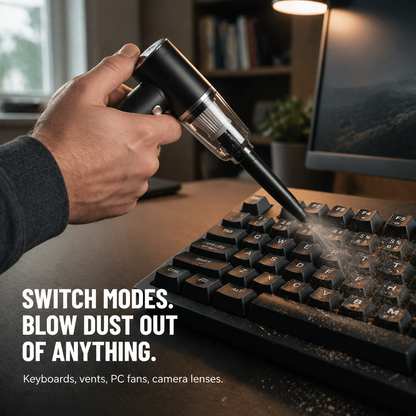 AirSculpt™ Cordless Master — Lift Dust, Crumbs & Pet Hair From Every Concealed Corner | 9000Pa Suction