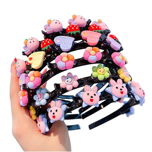GlimmerPetal™ Hairpin Headband Set — Light-Up Her Look with All-Day Comfort and Magical Style