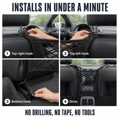 ShieldBarrier™ — Prevent Kids and Pets From Climbing Up Front While Driving