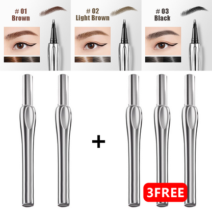 💖Buy One Get One Free💖2024 Enhanced Natural Waterproof Eyebrow Pen Featuring a Microfine Tip