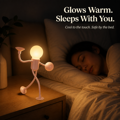 LumaEase™ — Place a Cozy Glow Lamp Companion on Any Shelf, Desk, or Bedside
