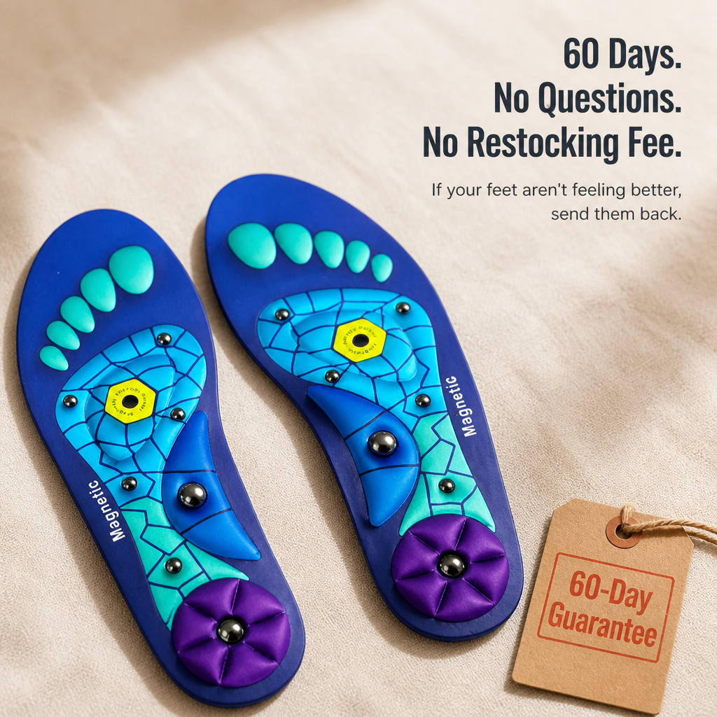SolaraStep™ — Banish Fatigued Feet & Achy Arches With Acupressure Cushion Relief