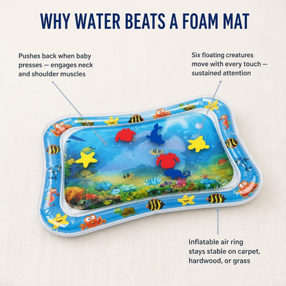 MarinaSplash™ — Flip Tummy Time Tears Into 10 Minutes of Belly Giggles