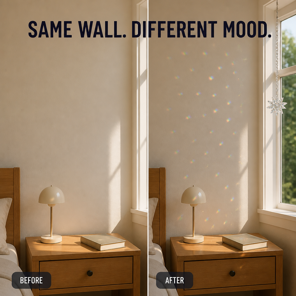 LumiAura™ — Transform Every Window Into a Daily Spectrum Light Display