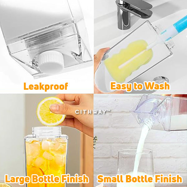 ST-milkbottle™ — Hydrate Boldly with Leak-Proof Confidence and Stylish Grip